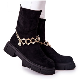 FB2 Hellio Arbeitsstiefel aus Wildleder in Schwarz