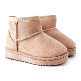 FR1 Warme Schneestiefel für Kinder Beige Gooby
