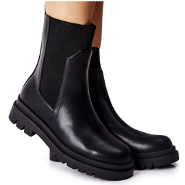 Vinceza Warme Damenstiefel Schwarz Nikiera