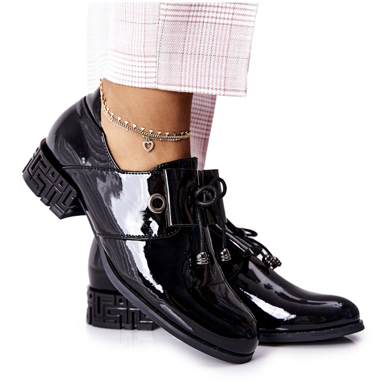 Lackierte Schuhe Sergio Leone PB260 Schwarz