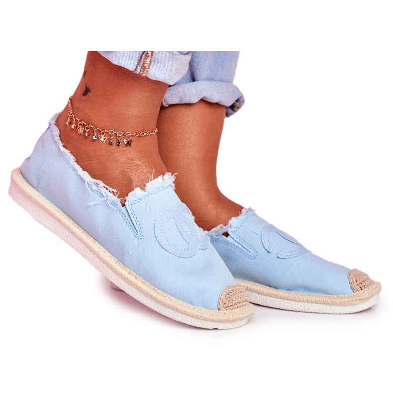 PS1 Flaure Blaue Espadrilles für Damen