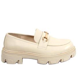 Loafer mit dicker Sohle YY11 Beige