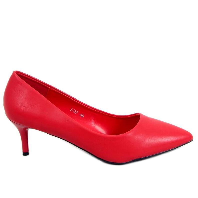 Pumps auf einem niedrigen Absatz Kate Red rot