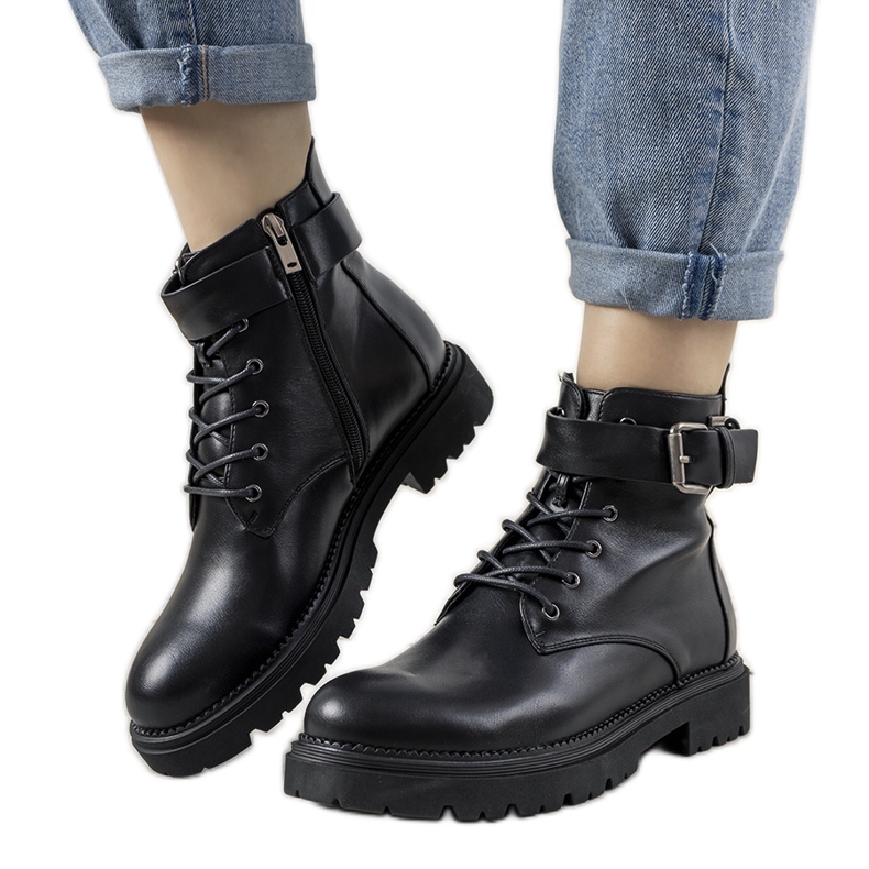 Schwarze Cross Jeans Amadis Damenstiefel