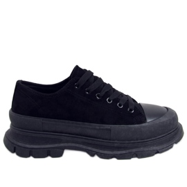 Lily Black Sneakers mit hohen Sohlen schwarz