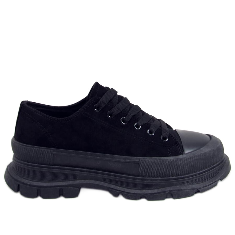Lily Black Sneakers mit hohen Sohlen schwarz