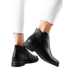 Klassische isolierte Stiefel von Sergio Leone schwarz