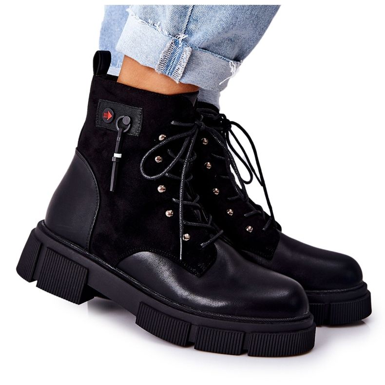 POTOCKI Lederstiefel Arbeiter gefesselt schwarz auf deine Art!