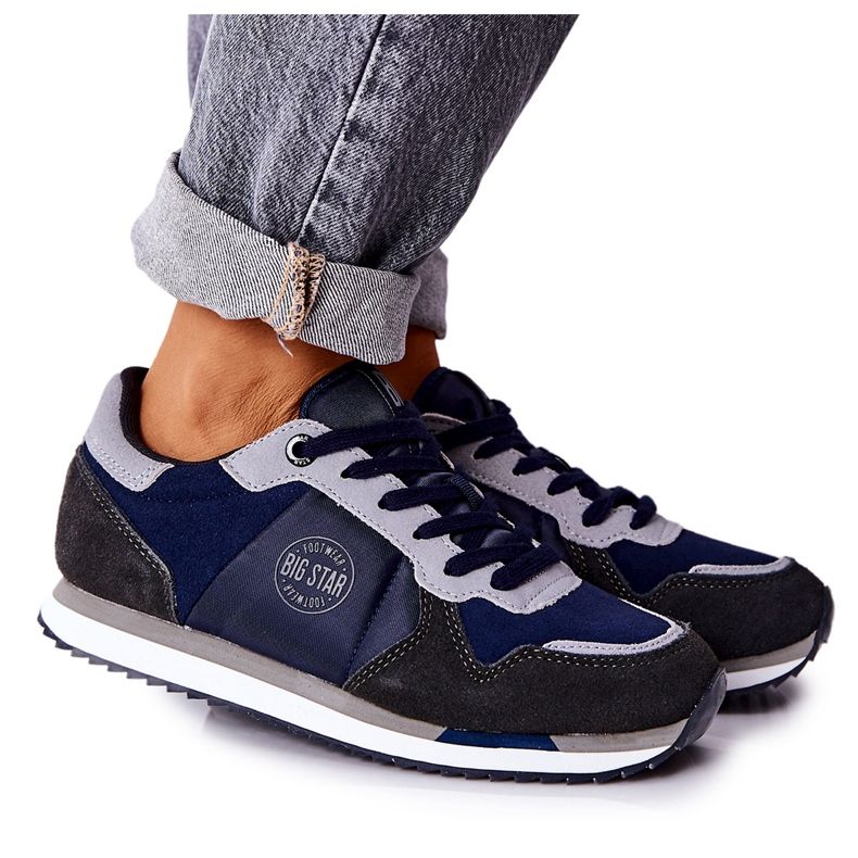 Sportschuhe Big Star GG274A056 Navy Blau-Grau