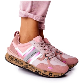 Damen Sportschuhe Big Star II274298 Pink rosa