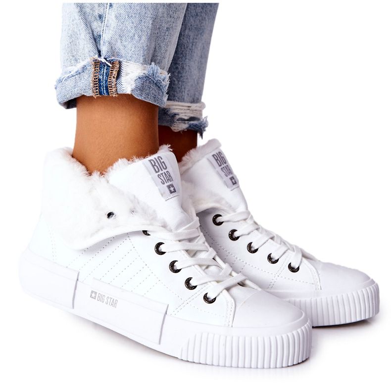 Damen Sneaker Big Star II274156 Weiß isoliert