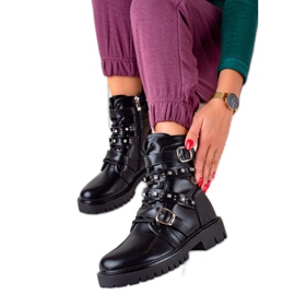 TRENDI Schwarze Arbeiter mit Strasssteinen