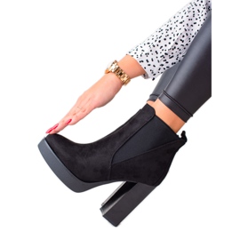 Lovery Sexy Plateaustiefel schwarz