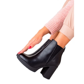 Super Mode Warme schwarze Stiefel