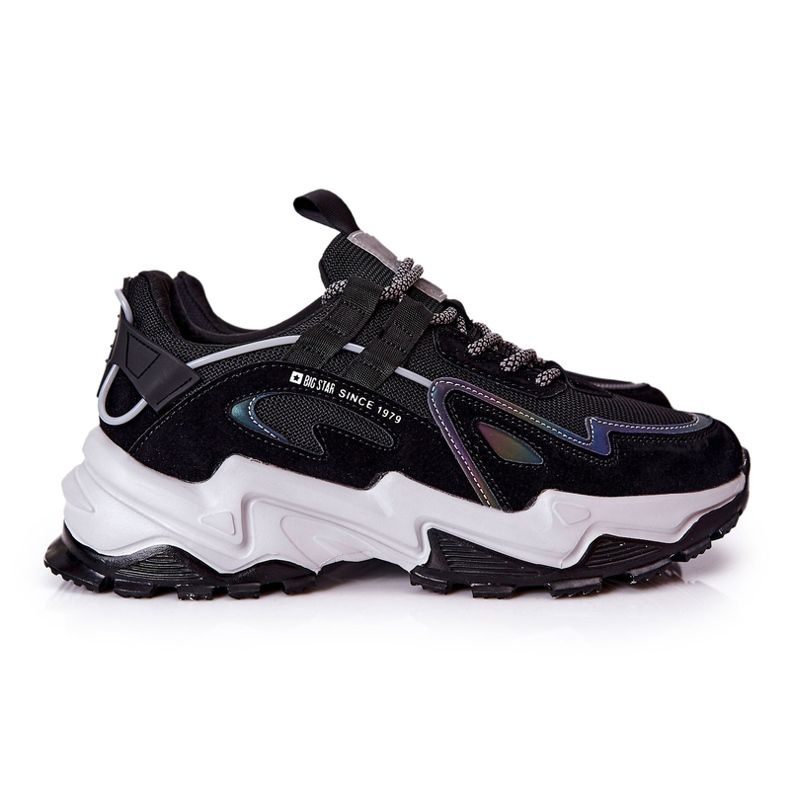 Herren Sportschuhe Sneakers Big Star II174044 Schwarz