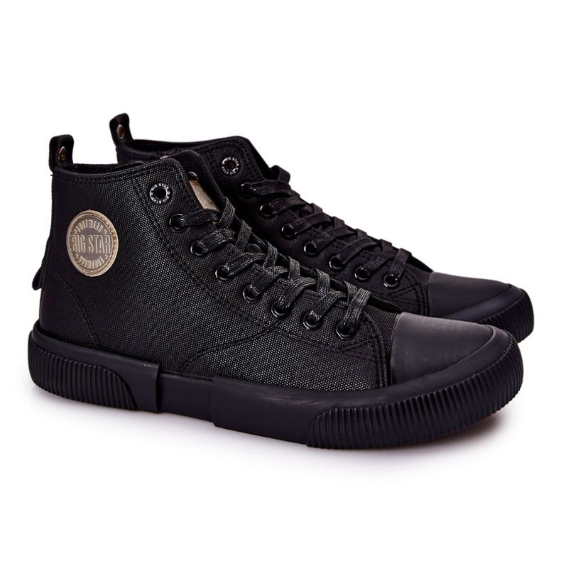Hohe Sneakers für Herren Big Star II174023 Schwarz