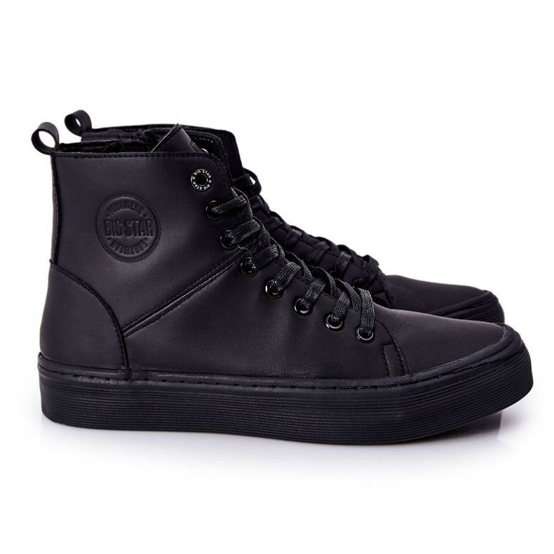 Hohe Sneakers für Herren Big Star II174048 Schwarz
