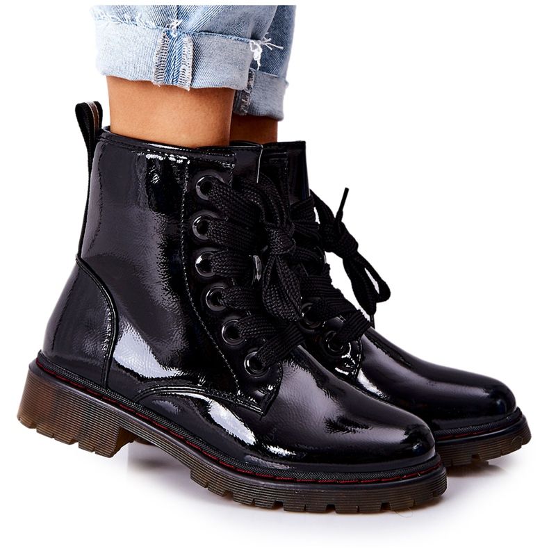 PE1 Lackierte Warm Workers Schwarz Lomess