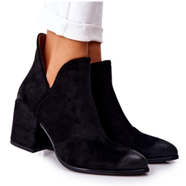 POTOCKI Klassische Stiefel mit schwarzem Veriane-Reißverschluss