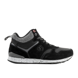 Schwarze Herren Sneaker Cross Jeans Merle grau