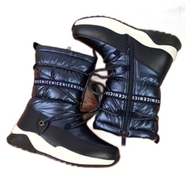 Wasserdichte Schneestiefel Jr EVE324A marineblau weiß
