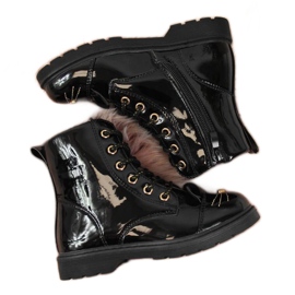 PA1 Isolierte Stiefel Jr EVE319A schwarz weiß