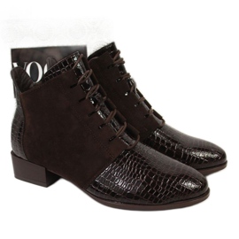 Schlangenlederstiefel Potocki W WOL33B braun