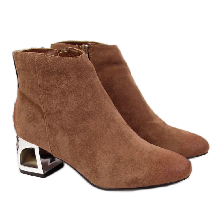 Stiefel mit Zierabsatz T.Sokolski W SCA144B braun