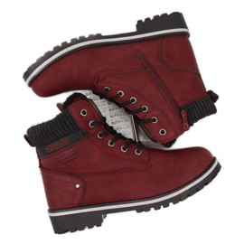 Isolierte Wanderschuhe News W EVE317B burgundy rotwein
