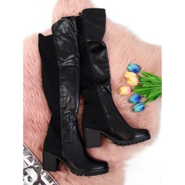 Warme Stiefel mit Stretch T.Sokolski W SCA146 schwarz