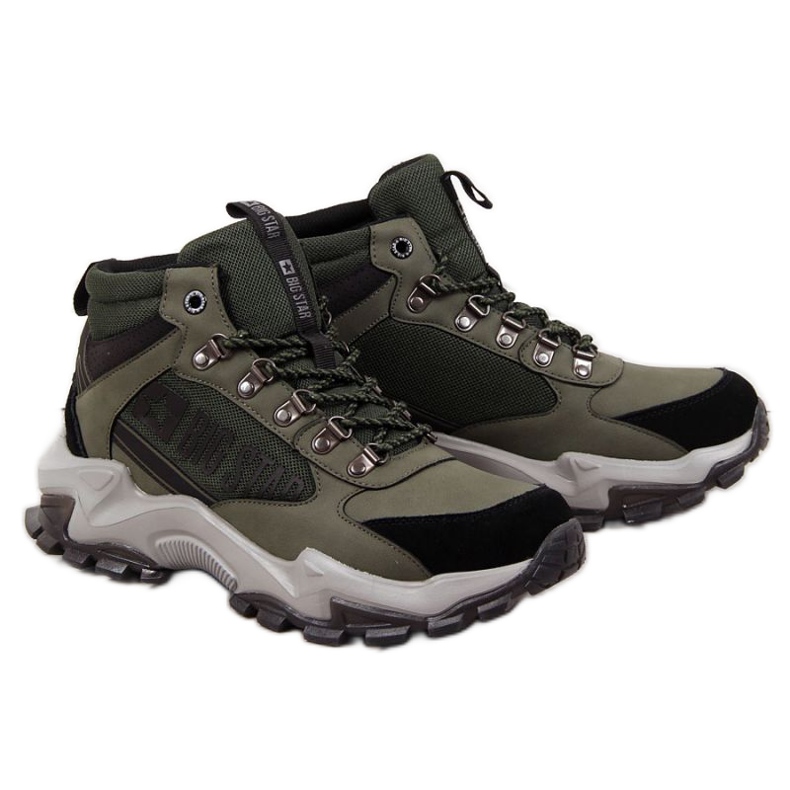 Big Star M INT1625A Khaki-Stiefel grün