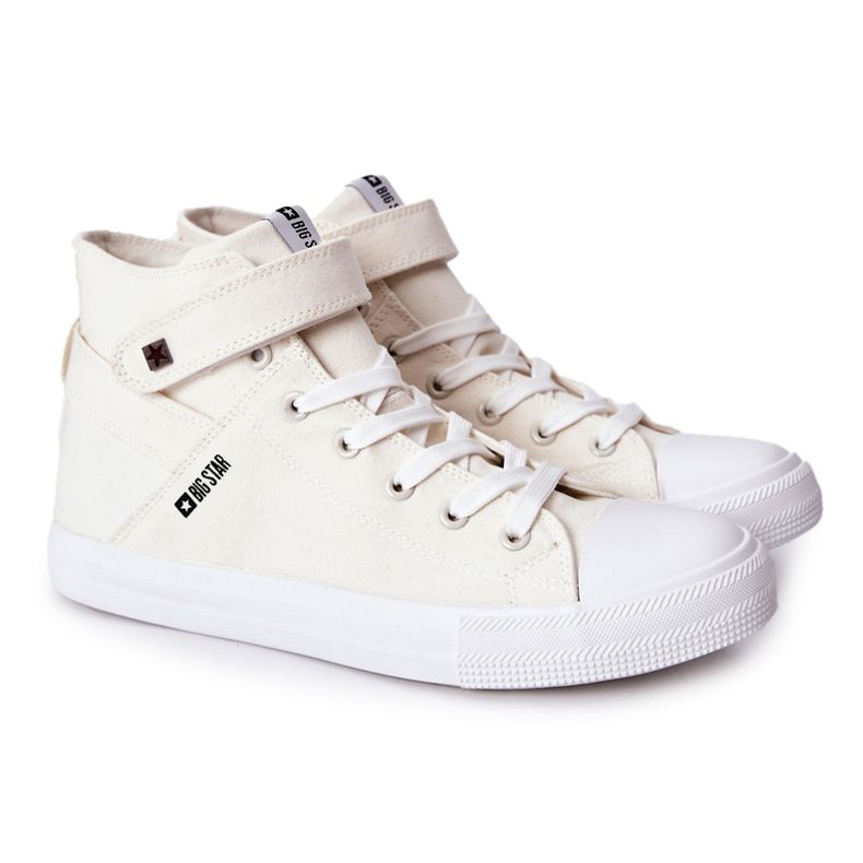 Sneaker High Big Star FF174140 Weiß ecru