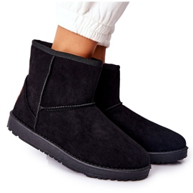 Vicandi Schwarze Warme Schneestiefel