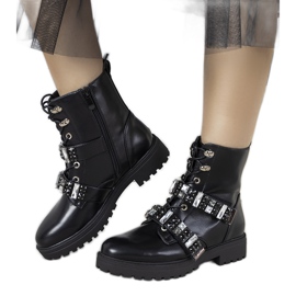 Fifine schwarze Damenstiefel
