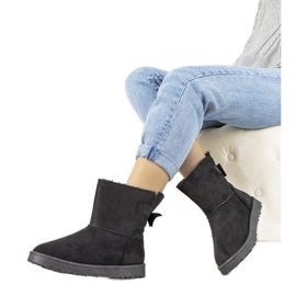 Schwarze Winterstiefel für Damen Cross Jeans Lomeli