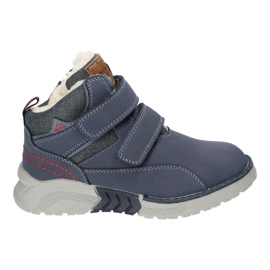 American Club XD18 / 21 Navy warme Sportschuhe mit Fell marineblau