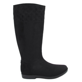 Schwarze Damen Galoschen schwarz D62P Schwarz