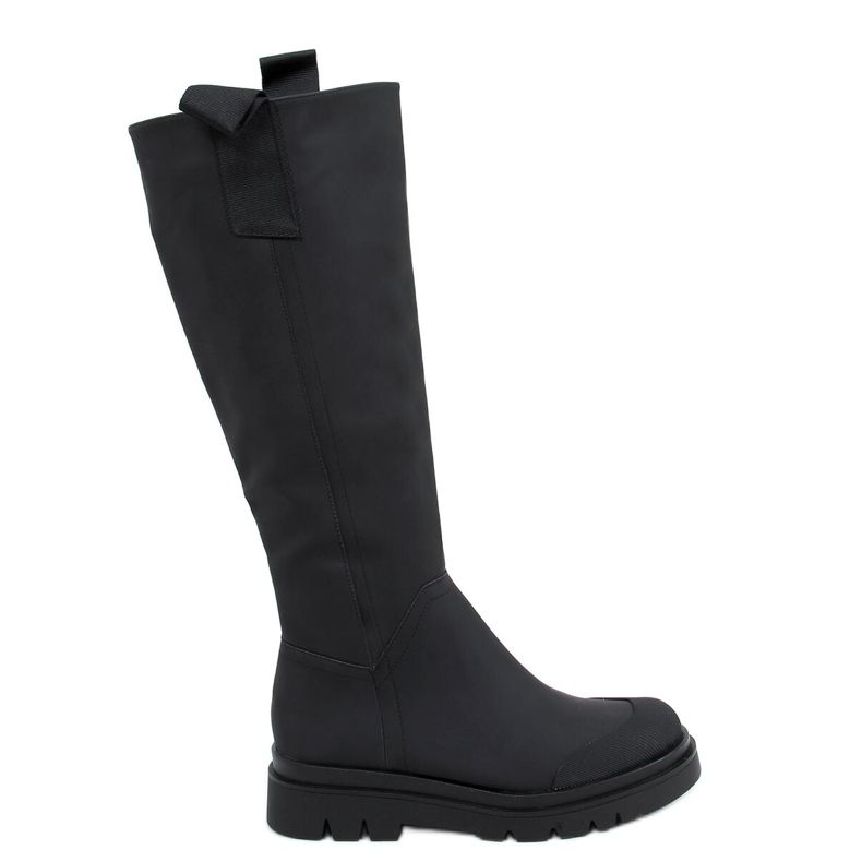 Schwarze Damenstiefel QT27P Schwarz