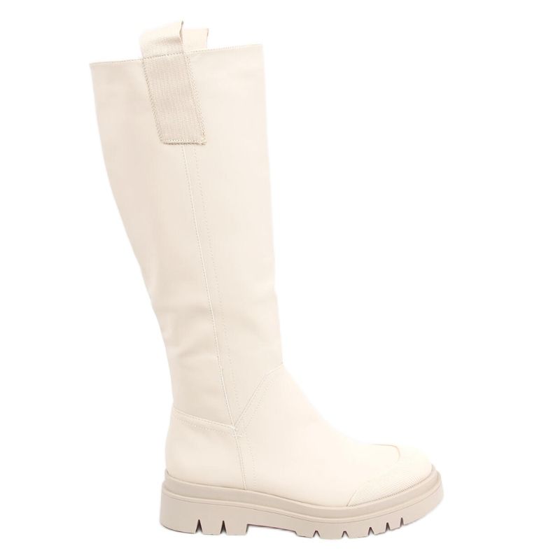 Creme Damenstiefel QT27P Beige