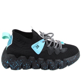 Schwarz NB387 Allblack Sportschuhe mit hohen Sohlen