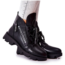 Stiefel mit Fell gewärmt Sergio Leone Schwarz TR740