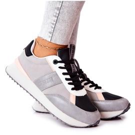 Sportschuhe Memory Foam Big Star II274398 Grau-Schwarz