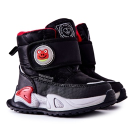 PJ2 Kinder Schneestiefel Stiefel Black Frenzie schwarz