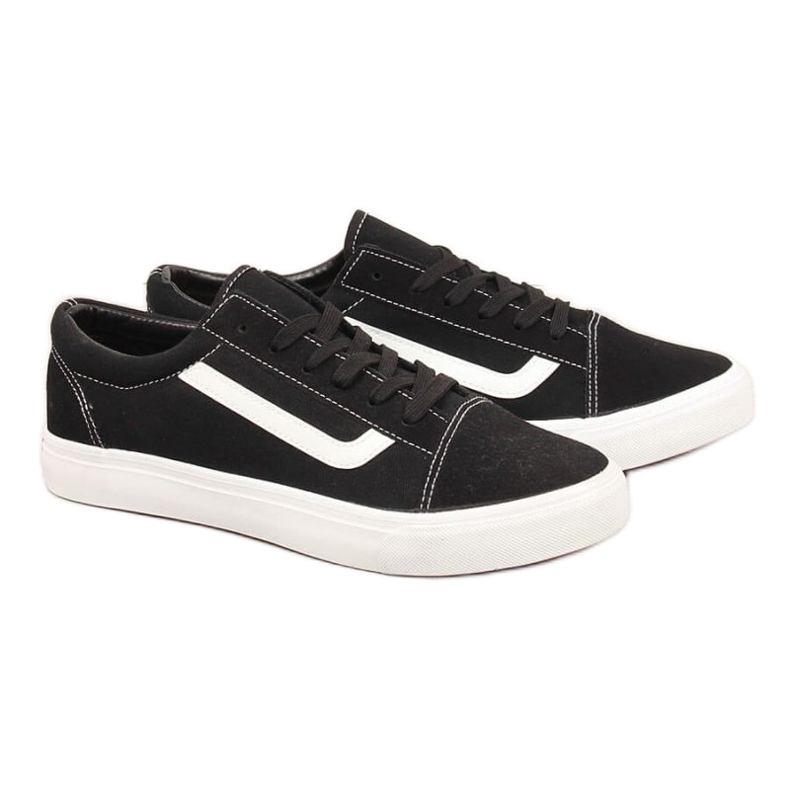 Low-top Sneaker Atletico MATC263B schwarz und weiß