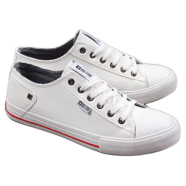 Sneakers aus Kunstleder M Big Star DD174260 weiß