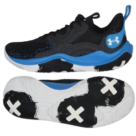Under Armour Spawn 3 M 3023 738 003 Basketballschuh schwarz schwarz