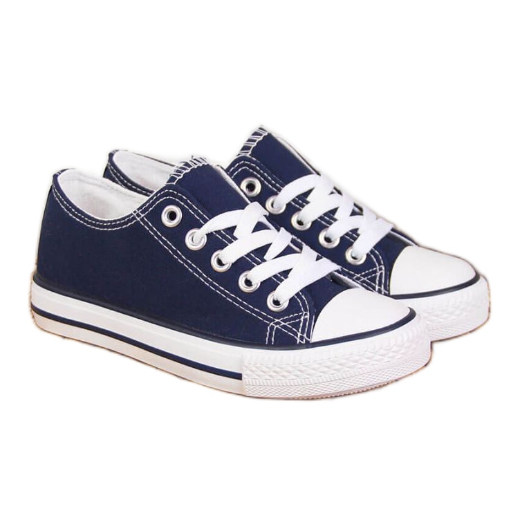 Niedrige Turnschuhe Atletico Jr ATC388B Marineblau weiß navy blau