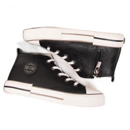 Sneakers aus Öko-Leder Big Star Jr II374003 schwarz