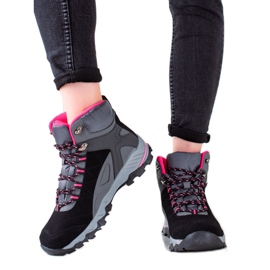 MCKEYLOR Trekkingschuhe schwarz rosa grau