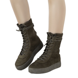 Grüne Soliz Wintersneaker